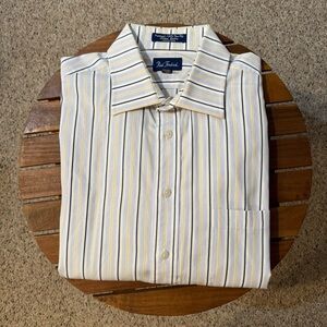 Paul Fredrick Men's French Cuff Dress Shirt/Size:16-35